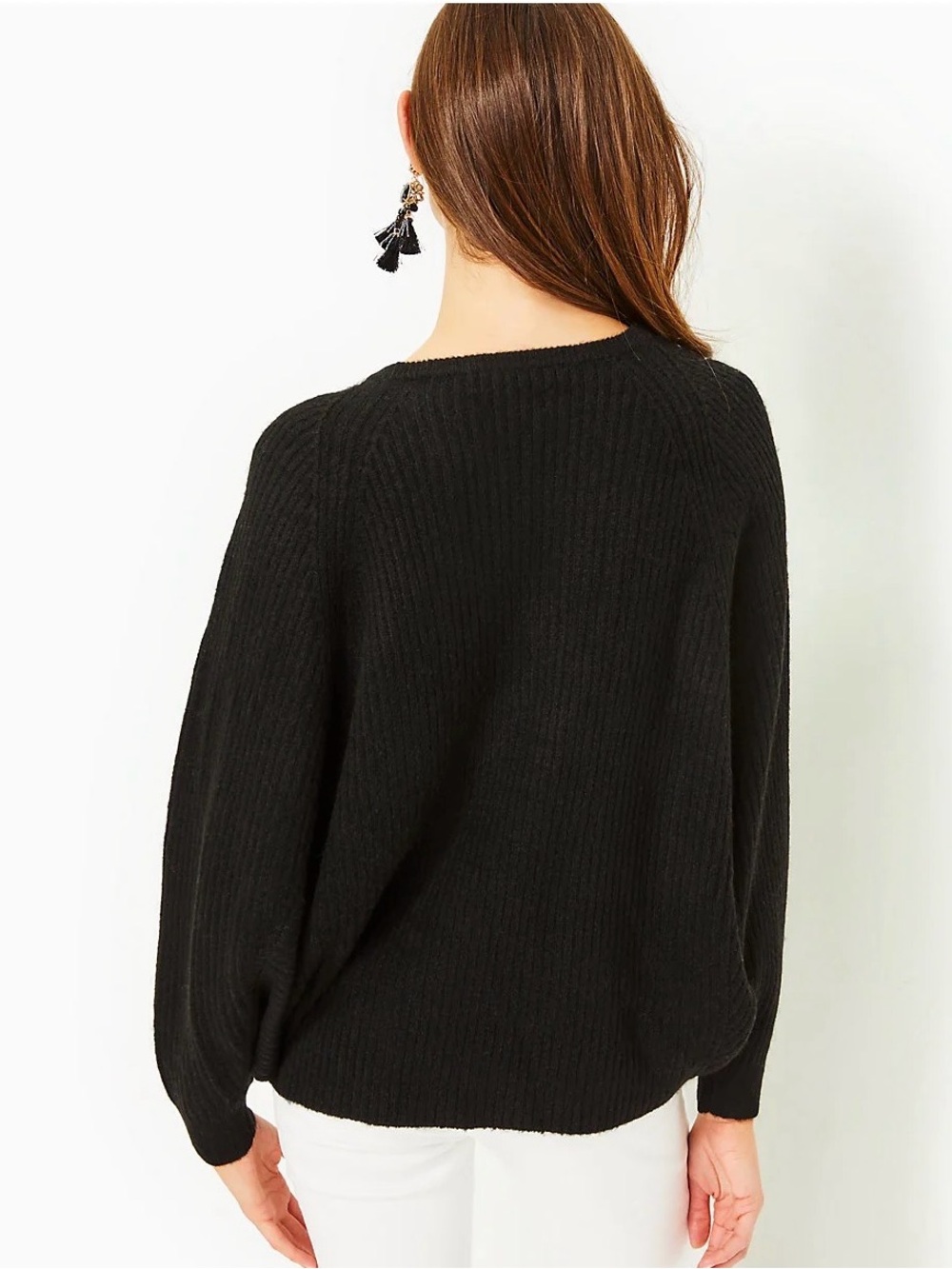 Lilly Pulitzer Arienza Sweater - Black. - Picture 3 of 10